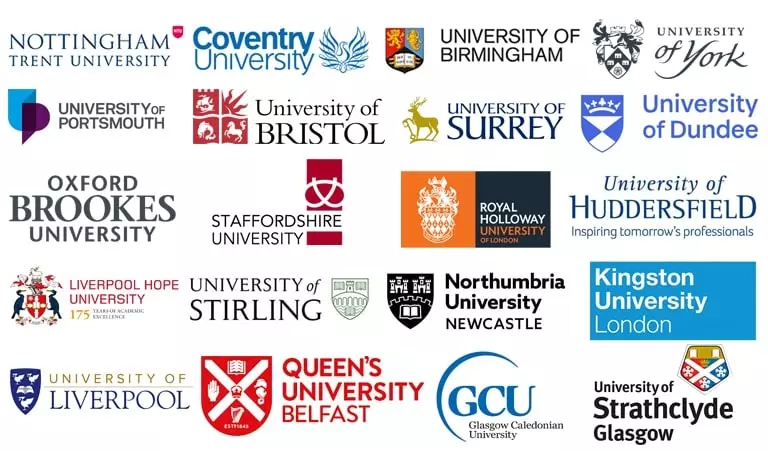 study in uk without ielts list of universities for international students